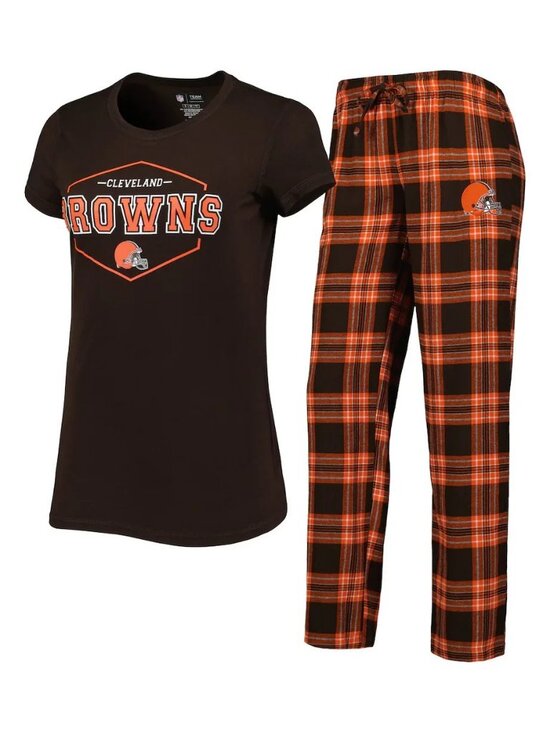 Concepts Sports Other - Cleveland Browns T-Shirt & Pants 2 Piece Sleep Set Pajamas Women's Size 2XL XXL